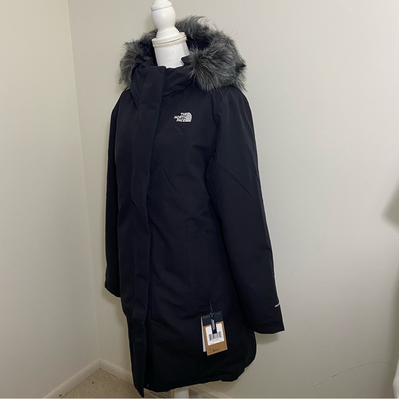The North Face Women's Plus Arctic Parka Down Coat TNF Black Sz 1X 2X 3X NWT - Picture 7 of 14